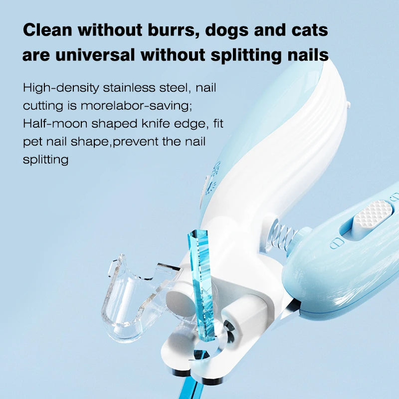 Tomhat Professional Pet Nail Clippers with Led Light Animals Paw Nail Trimmer Dogs Cats