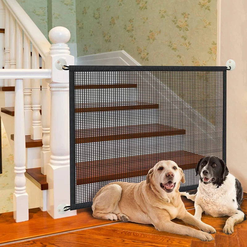 Tomhat Pet Dog Barrier Fences With 4Pcs Hook Pet Isolated Network Stairs