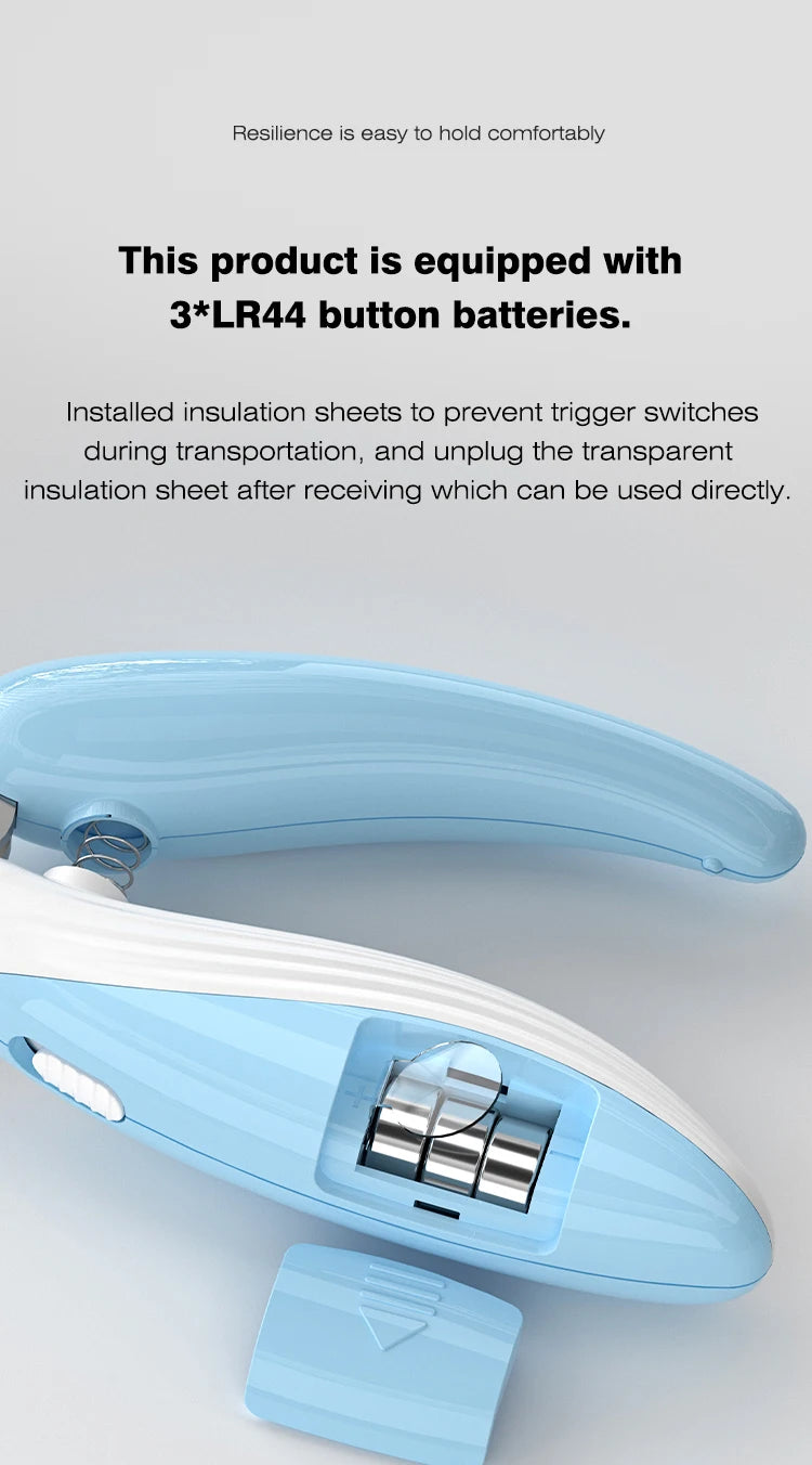 Tomhat Professional Pet Nail Clippers with Led Light Animals Paw Nail Trimmer Dogs Cats