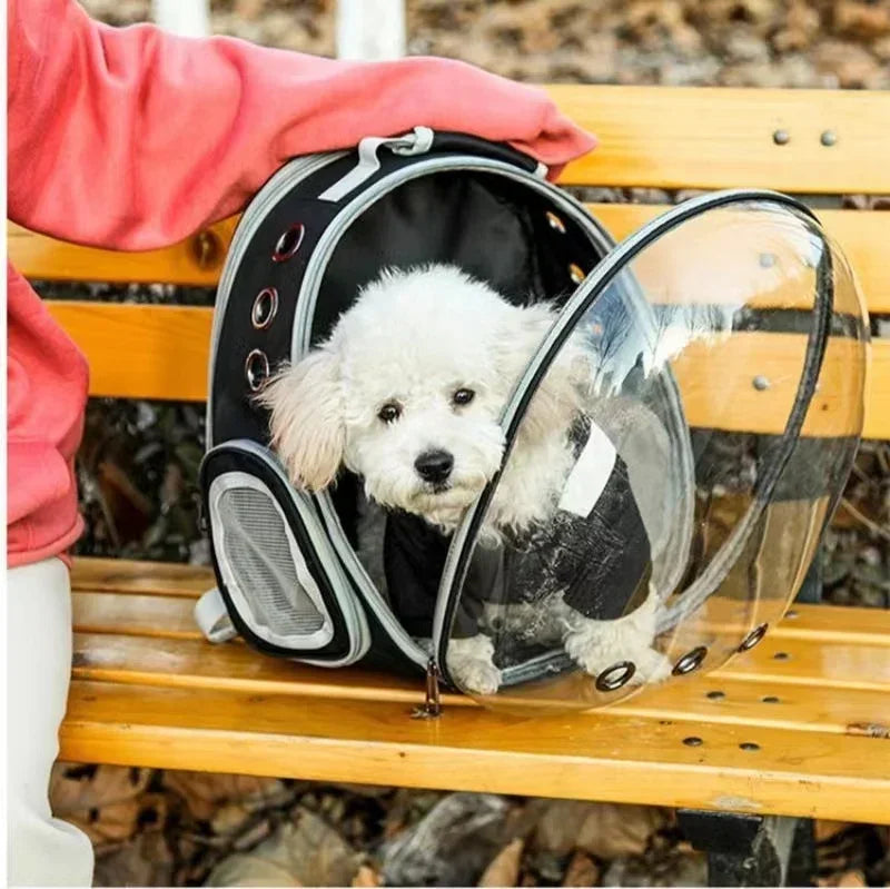 Tomhat Expandable Cat Carrier Backpack Large Transparent Pet Carrier Travel Backpack Bubble Space Capsule High Quality Pet Travel Bag