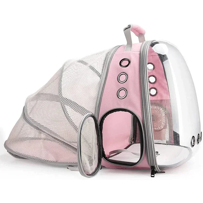 Tomhat Expandable Cat Carrier Backpack Large Transparent Pet Carrier Travel Backpack Bubble Space Capsule High Quality Pet Travel Bag