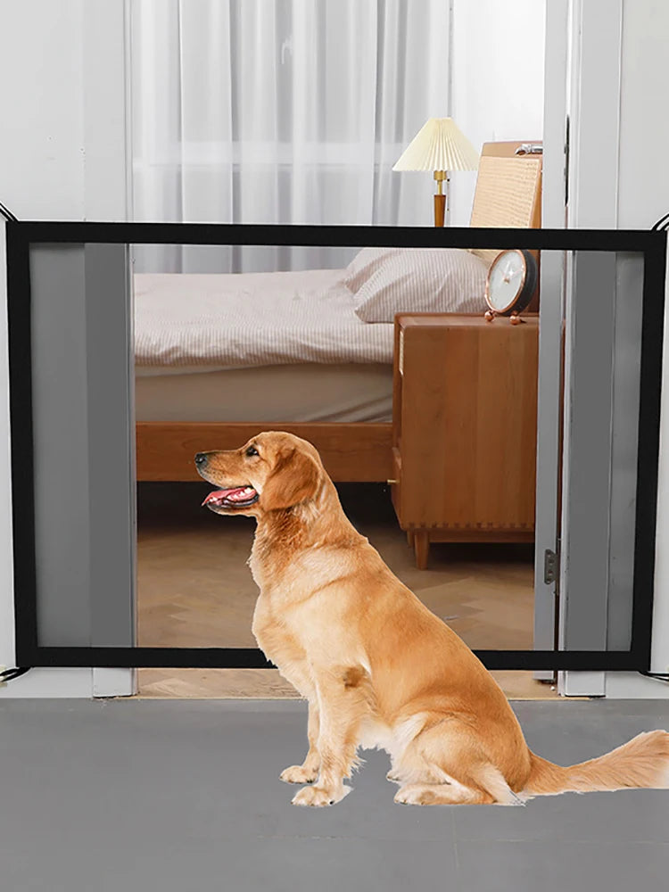 Tomhat Pet Dog Barrier Fences With 4Pcs Hook Pet Isolated Network Stairs