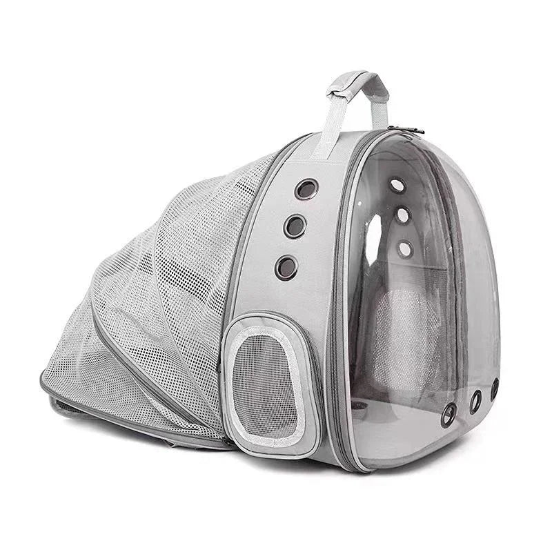 Tomhat Expandable Cat Carrier Backpack Large Transparent Pet Carrier Travel Backpack Bubble Space Capsule High Quality Pet Travel Bag
