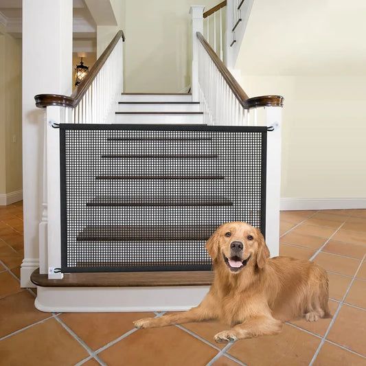 Tomhat Pet Dog Barrier Fences With 4Pcs Hook Pet Isolated Network Stairs