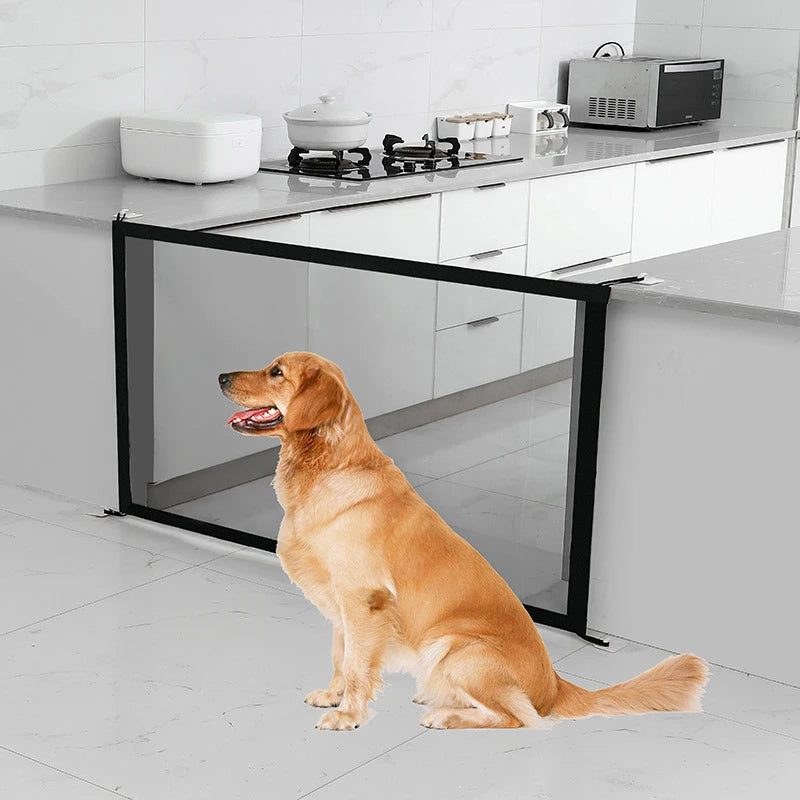 Tomhat Pet Dog Barrier Fences With 4Pcs Hook Pet Isolated Network Stairs