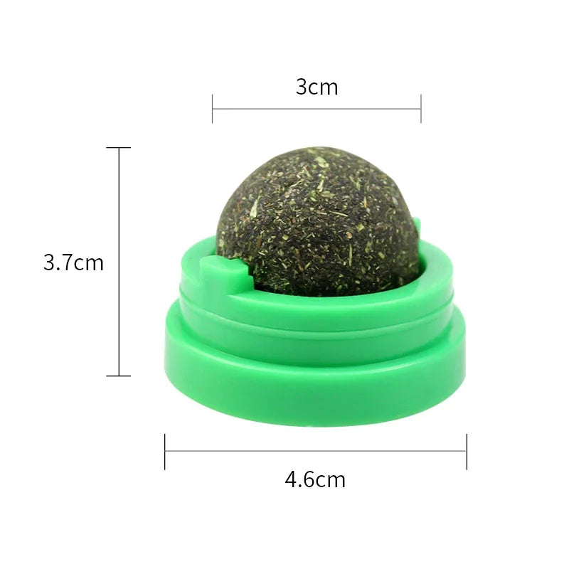 Tomhat Natural Catnip Scratching Post for Cat Scrapers Cat Wall Sticker Ball Toy Scraper